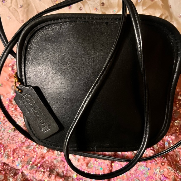 Coach Handbags - Coach Mini Hadley Zip Crossbody Bag (style number 9935) in black leather